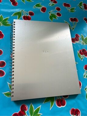 Silver Spiral-Bound Madonna S#% Book Photography Art Book